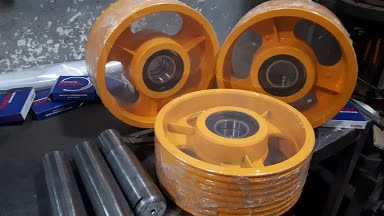 فلکه آسانسور گیرلس قطر ۳۲ ۸شیار