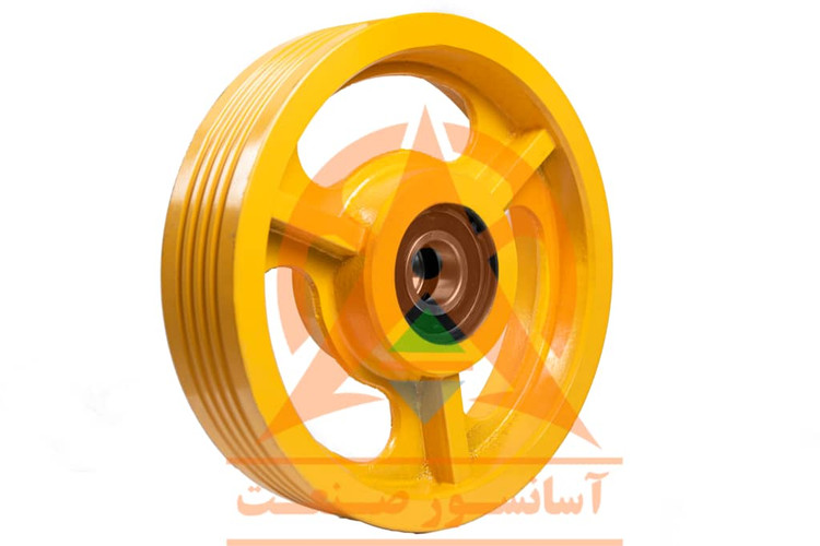 فلکه هرزگرد آسانسور ، قطر 40 CM ، گیرلس و روملس